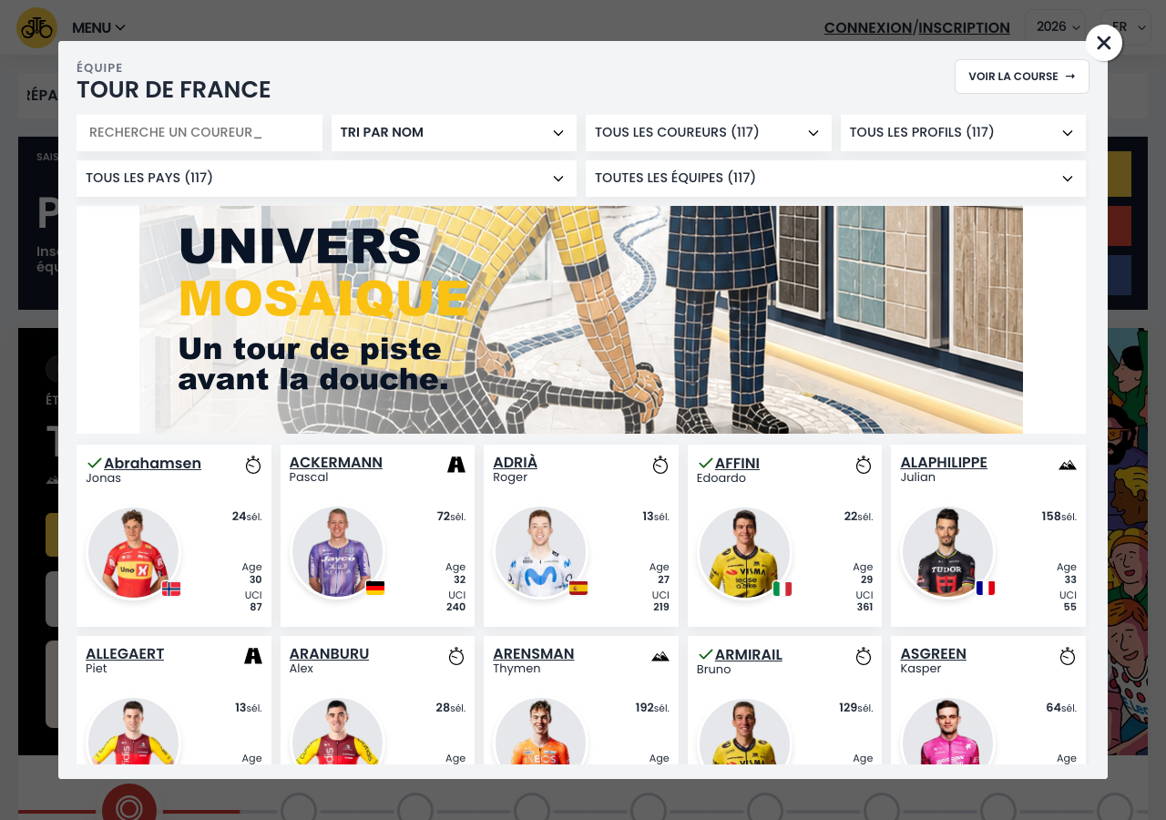 Visibilité dans la popup de choix bonus